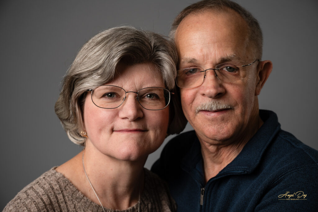 Lovely couple in portrait photo